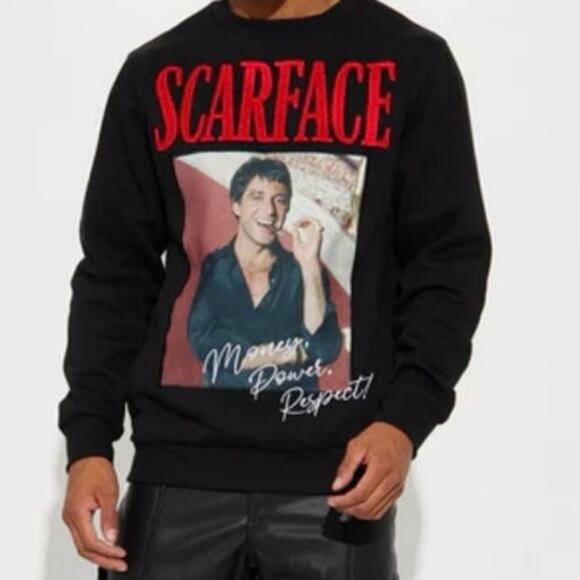 Scarface reason pull over Sz XL mint condition - Picture 2 of 4